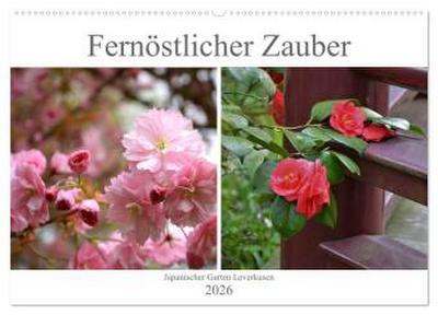 Fernöstlicher Zauber Japanischer Garten Leverkusen (Wandkalender 2026 DIN A2 quer), CALVENDO Monatskalender