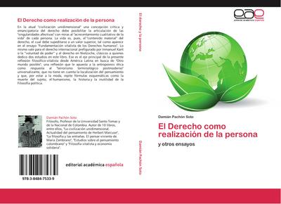 El Derecho como realización de la persona