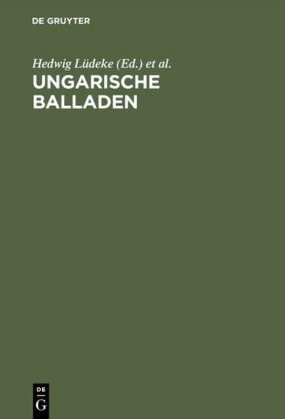 Ungarische Balladen