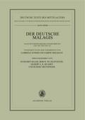 Der deutsche Malagis nach den Heidelberger Handschriften Cpg 340 und 315