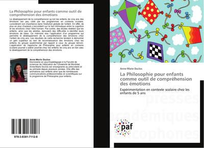 La Philosophie pour enfants comme outil de compréhension des émotions