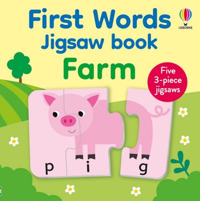 First Words Jigsaw Book: Farm