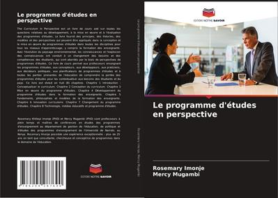Le programme d’études en perspective
