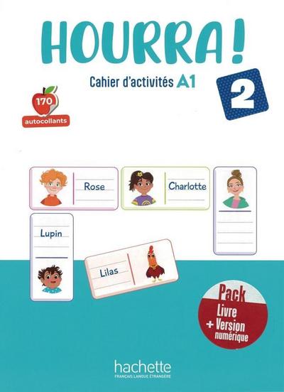Hourra ! 2: Cahier d’activités + Sticker + Code