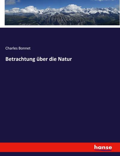 Betrachtung über die Natur