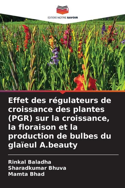 Effet des régulateurs de croissance des plantes (PGR) sur la croissance, la floraison et la production de bulbes du glaïeul A.beauty