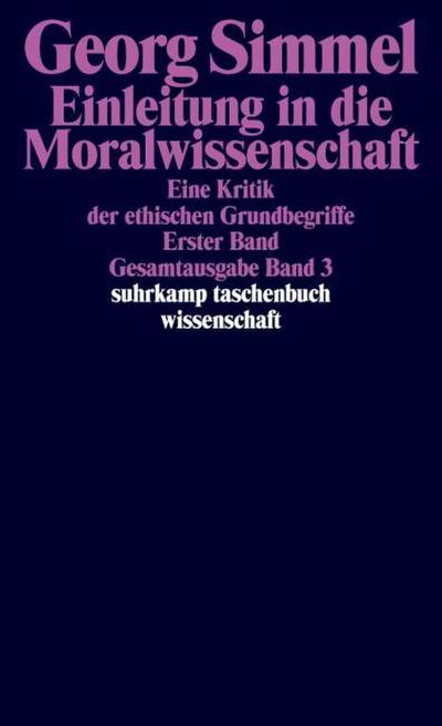 Einleitung in die Moralwissenschaft
