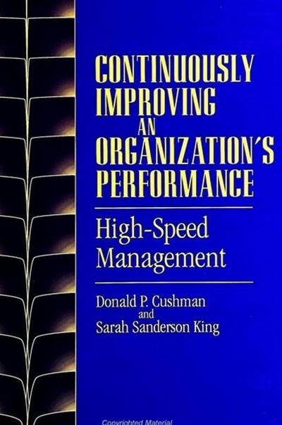 Continuously Improving an Organization’s Performance