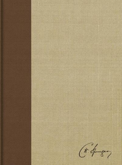 Rvr 1960 Biblia de Estudio Spurgeon, Marrón Claro, Tela