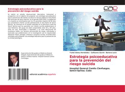 Estrategia psicoeducativa para la prevención del riesgo suicida