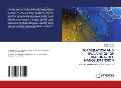 FORMULATION AND EVALUATION OF ITRACONAZOLE NANOSUSPENSION