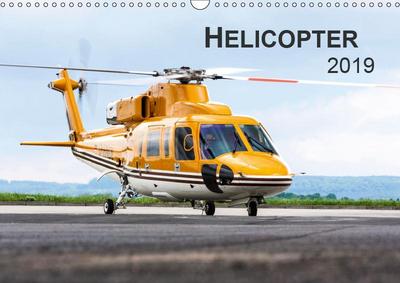 Helicopter 2019 (Wandkalender 2019 DIN A3 quer)