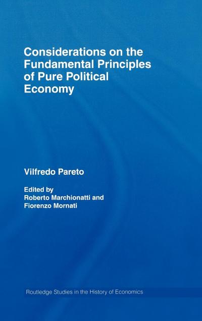 Considerations on the Fundamental Principles of Pure Political Economy