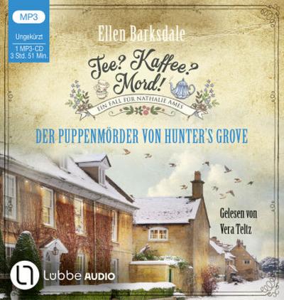 Tee? Kaffee? Mord! - Der Puppenmörder von Hunter’s Grove, 1 Audio-CD, 1 MP3