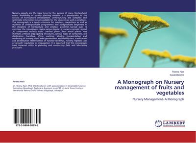 A Monograph on Nursery management of fruits and vegetables