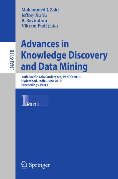 Advances in Knowledge Discovery and Data Mining, Part I