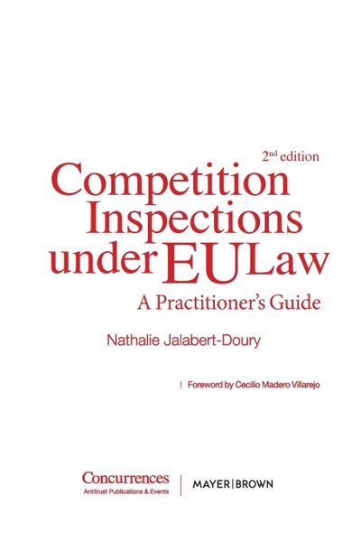 Competition Inspections under EU Law - 2nd ed.