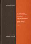Politische Philosophie und Rechtstheorie des Mittelalters und der Neuzeit (PPR) De iustitia et iure ceterisque virtutibus cardinalibus. Über die Gerechtigkeit und das Recht und die übrigen Kardinaltugenden. Teil I