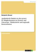 Ausländische Banken in den neuen EU-Mitgliedsstaaten in Zentral- und Osteuropa - Markteintritt und regionale Konzentration