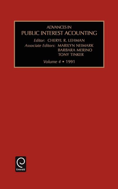 Advances in Public Interest Accounting