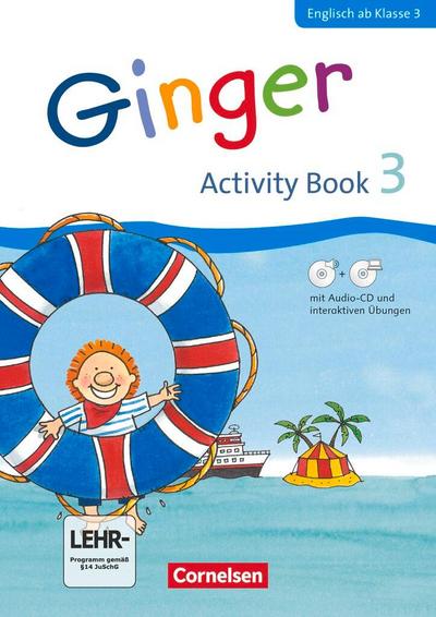Ginger 3. Schuljahr - Allgemeine Ausgabe - Activity Book mit interaktiven Übungen auf scook.de