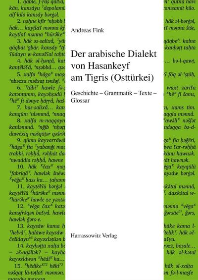 Der arabische Dialekt von Hasankeyf am Tigris (Osttürkei)