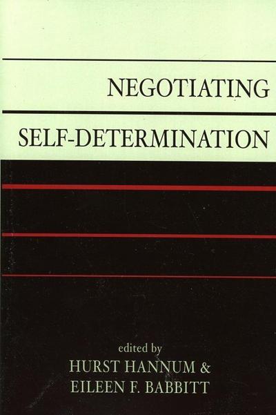 Negotiating Self-Determination