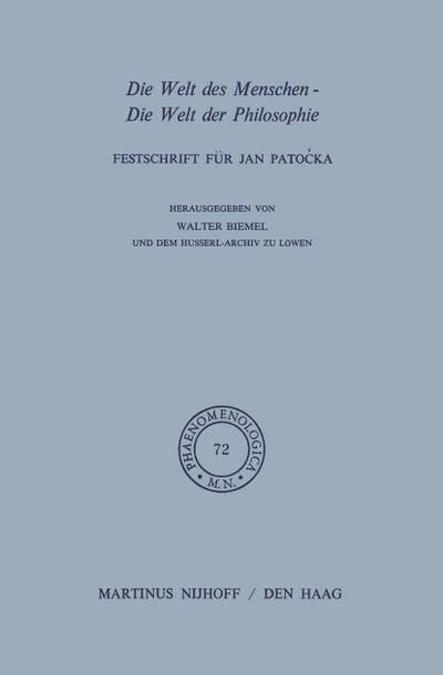 Die Welt des Menschen-Die Welt der Philosophie