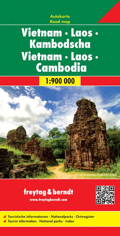 Vietnam - Laos - Kambodscha 1 : 900 000