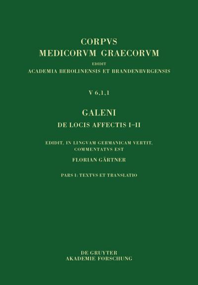 Galeni De locis affectis I–II