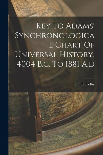 Key To Adams’ Synchronological Chart Of Universal History, 4004 B.c. To 1881 A.d