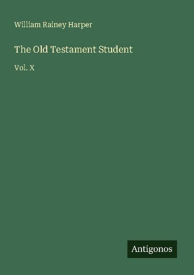 The Old Testament Student