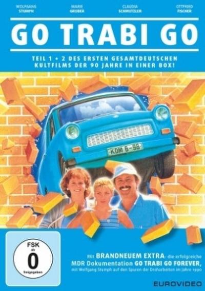Go Trabi Go - Teil eens und zwee in eener Schachtel - Box, 2 DVDs, 2 DVD-Video