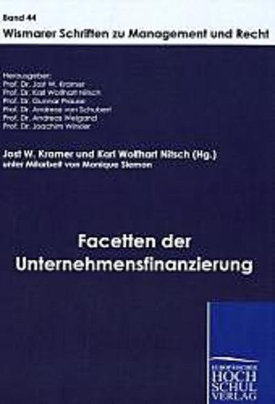 Facetten der Unternehmensfinanzierung