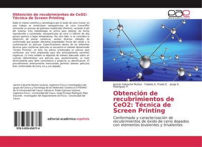 Obtención de recubrimientos de CeO2: Técnica de Screen Printing