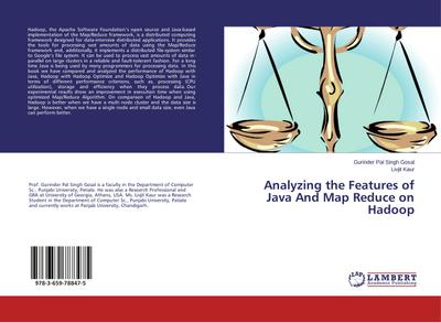 Analyzing the Features of Java And Map Reduce on Hadoop