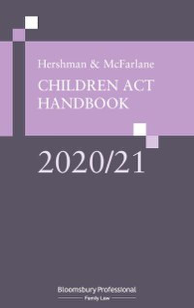 Hershman and McFarlane: Children Act Handbook 2020/21