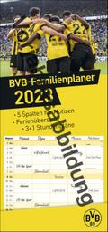 Borussia Dortmund Familienplaner 2024. Der Kalender für Fußball-Familien: Terminplaner mit 5 Spalten und den Stars des BVB. Ein Familien-Kalender mit viel Platz für Notizen.