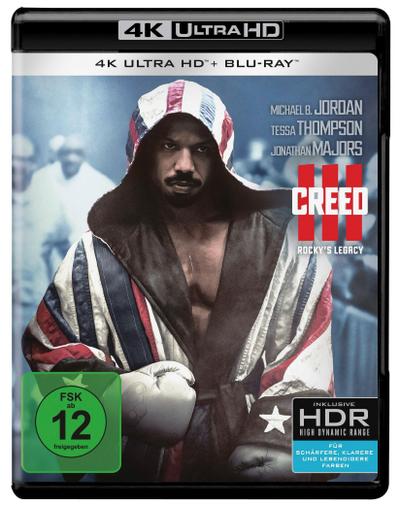 Creed III: Rocky’s Legacy, 1 4K UHD-Blu-ray + 1 Blu-ray