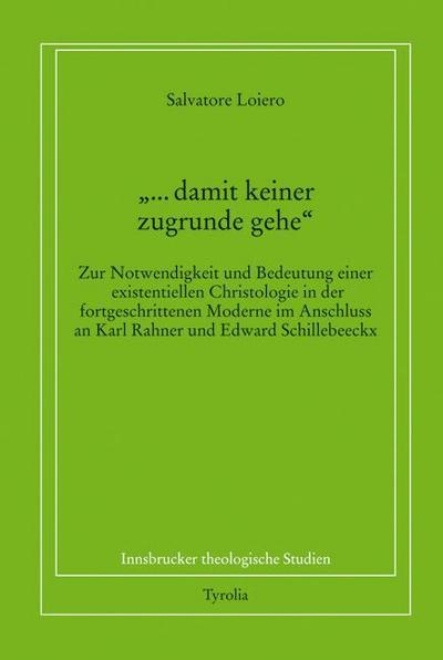 ’...damit keiner zugrunde gehe’