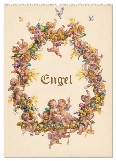 Engel (Wandkalender 2024 DIN A2 hoch), CALVENDO Monatskalender
