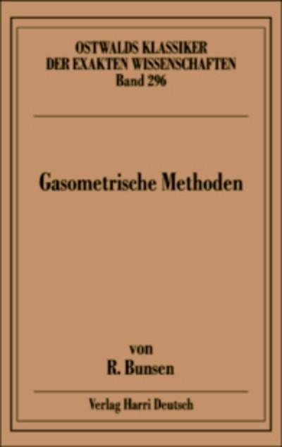 Gasometrische Methoden (Bunsen)