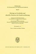 Beiträge zu Geschichte und aktueller Situation der Sozialversicherung.