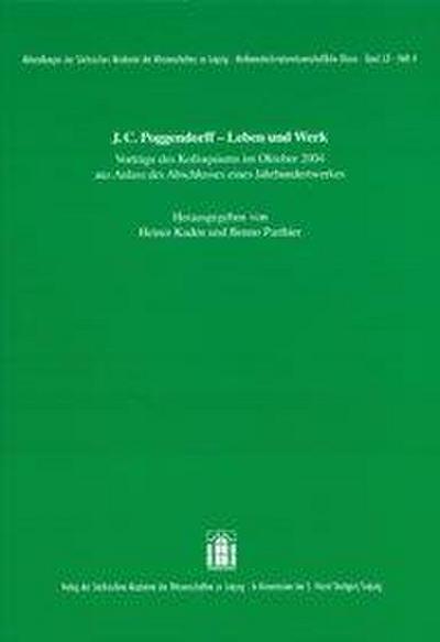 J. C. Poggendorff - Werk und Leben.