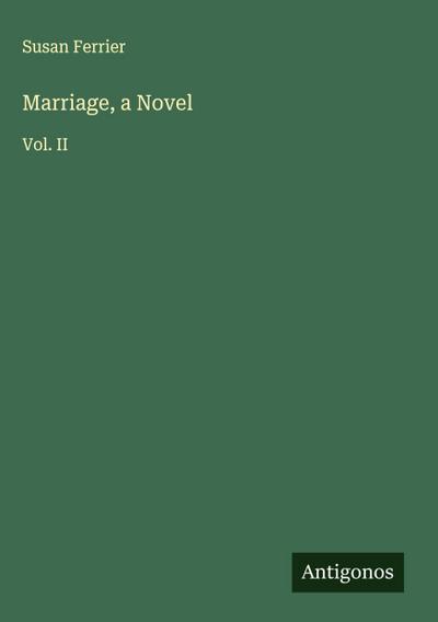 Marriage, a Novel