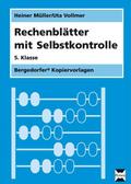 Rechenblätter mit Selbstkontrolle - 5. Klasse