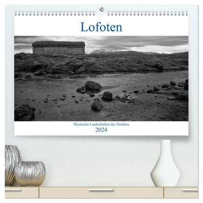 Lofoten - Mystische Landschaften des Nordens (hochwertiger Premium Wandkalender 2024 DIN A2 quer), Kunstdruck in Hochglanz