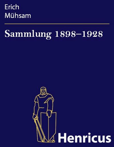 Sammlung 1898’1928