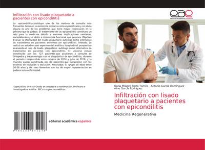 Infiltración con lisado plaquetario a pacientes con epicondilitis