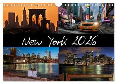 New York (Wandkalender 2026 DIN A4 quer), CALVENDO Monatskalender